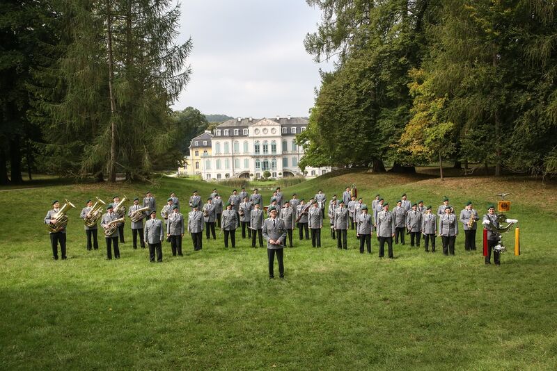 Große Besetzung des Heeresmusikcorps Kassel